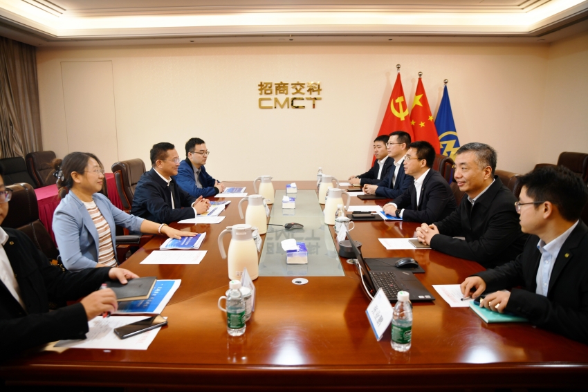 侯景濱到招商交科走訪(fǎng)交流