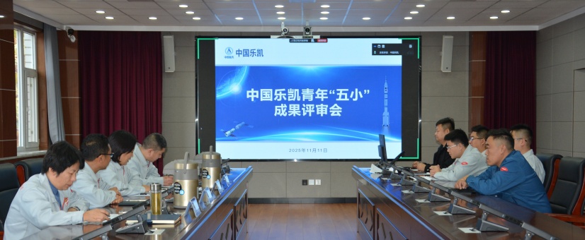 激揚(yáng)青春智造力！中國樂凱團(tuán)委召開青年&ldquo;五小&rdquo;成果評審會